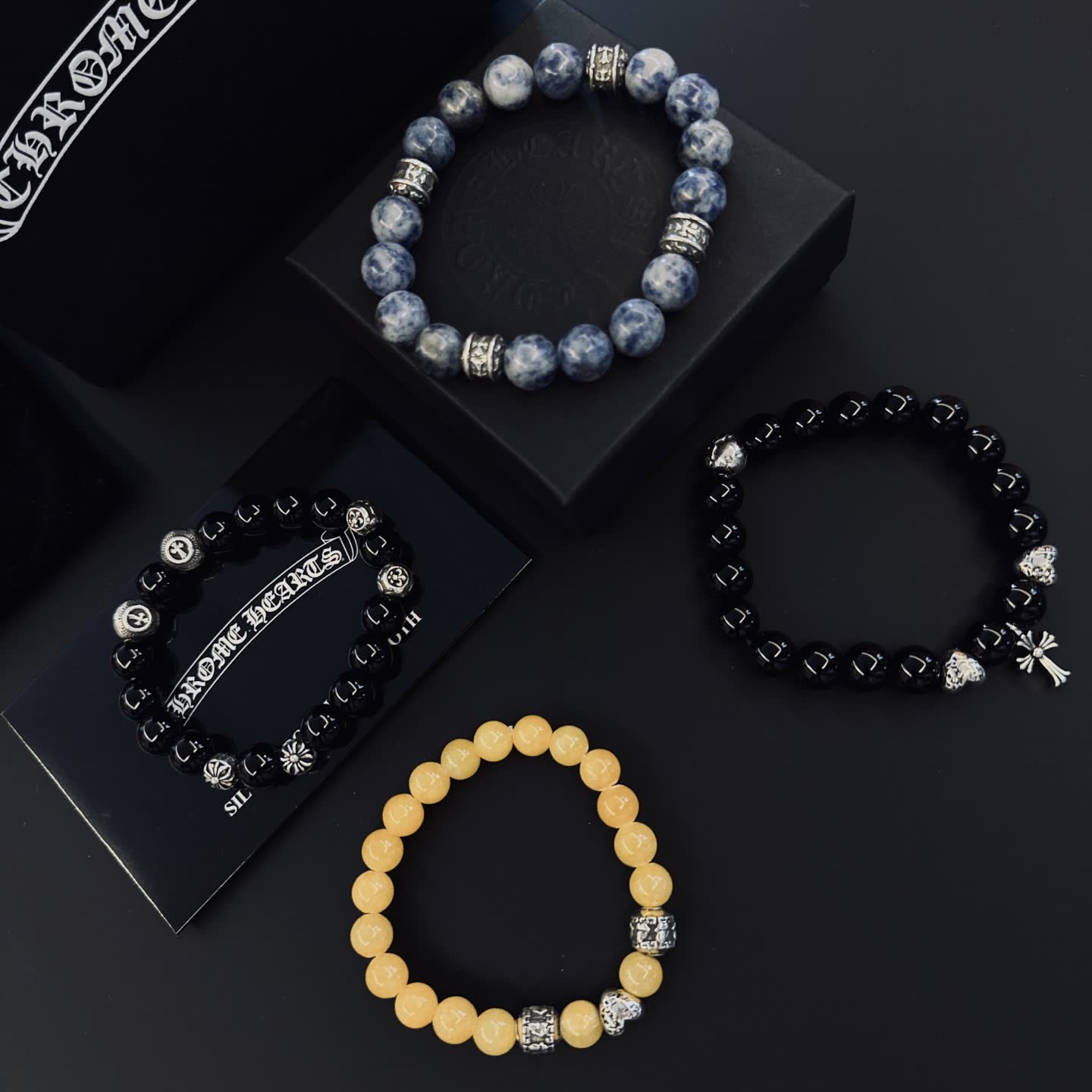 Chrome Hearts Beaded Bracelets Set